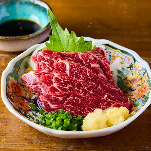 霜降り馬刺し