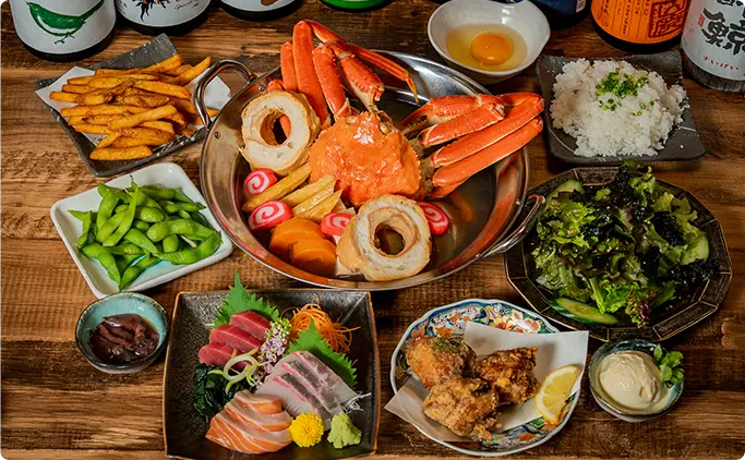旨味尽くし！濃厚カニ味噌バーニャと金沢牡蠣おでんコース