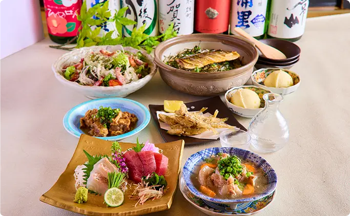 【トロ壱仙台満喫コース】刺し盛り×鯖まぶし土鍋の人気