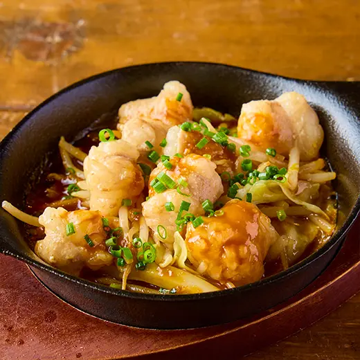 丸腸ホルモン鉄板焼き