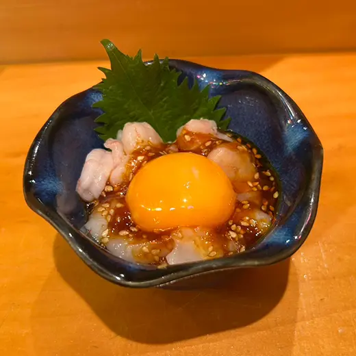 甘海老ユッケ