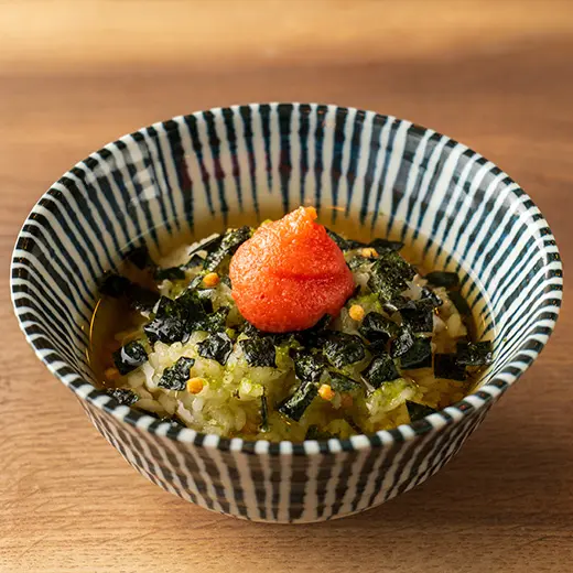 明太茶漬け
