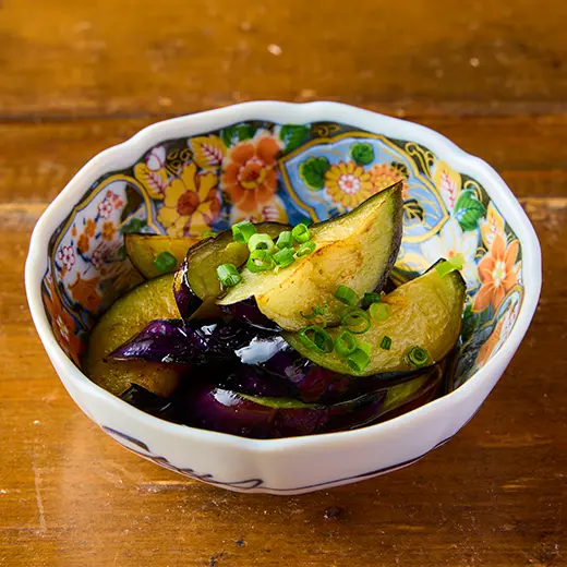 揚げ茄子ポン酢