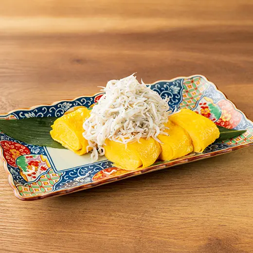 しらすだし巻き玉子